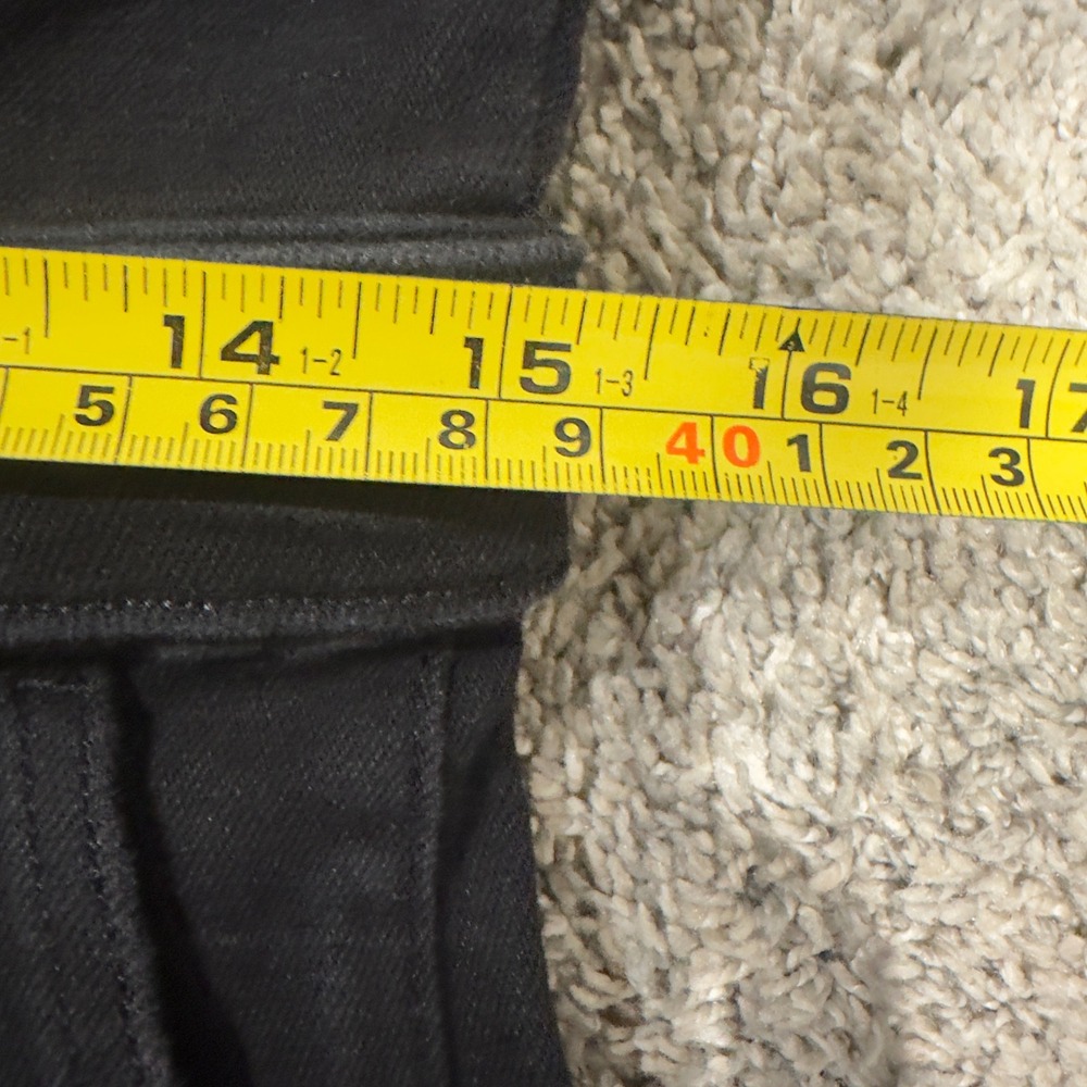 Good American Petite Fit For Success Jumpsuit Black Denim Jumpsuit FFSPE731B L - Picture 10 of 11